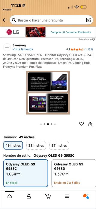 Monitor Samsung Odyssey OLED G9 49