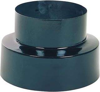 WOLFPACK LINEA PROFESIONAL - Reducción Estufa Vitrificado Color Negro de 120 a 100 mm.