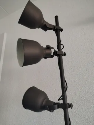 Lámpara Ikea Hektar 3 focos gris