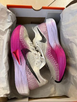 Nike ZoomX Vaporfly 3 Rosa Bianco