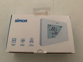 Termostato Digital Programable Semanal Simon.