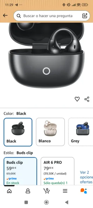 Realme Buds Clip con IA y Bluetooth