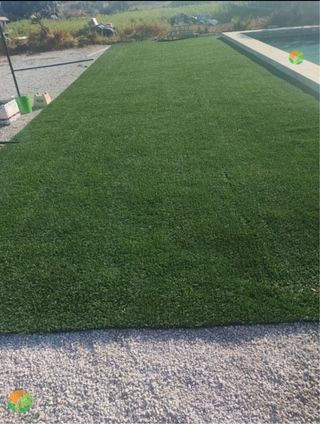 Erba artificiale riciclata