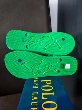 Chanclas Polo Ralph Lauren Verdes y Azules