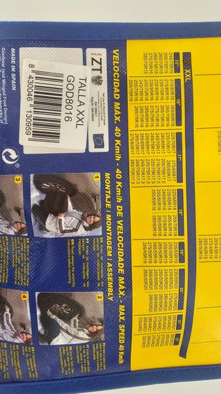Goodyear Cadenas Nieve Textiles XXL (2 uds) NUEVAS