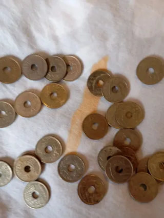 Lote de monedas de 25 pesetas Juan Carlos