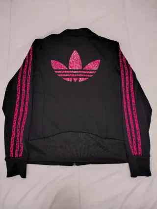 Chaqueta Adidas Negra y Rosa
