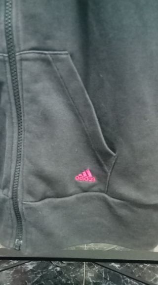 Casaco Adidas Preto / Rosa