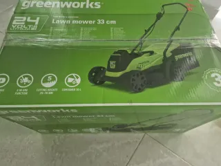 Cortacésped Greenworks GD24LM33K2 24V