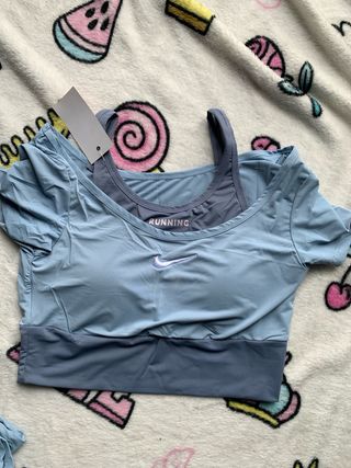 Conjunto deportivo azul Talla S/M con etiqueta