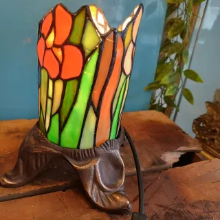 Lampada Tiffany Vetrate Fiori