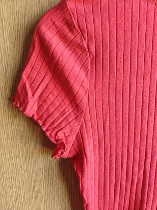 Top Cropped SHEIN Vermelho Tamanho Único