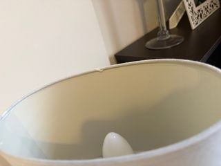 Lámpara de mesa moderna plateada