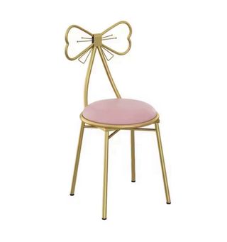 Sillas doradas para niñas, diseño princesa