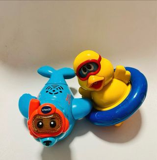 Juguetes de baño Vtech: pato y foca