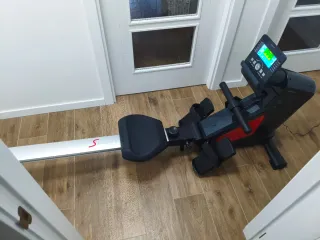 Máquina remo SportsTech plegable + pulsóm. inalám.