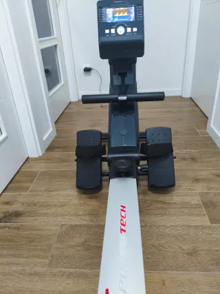 Máquina remo SportsTech plegable + pulsóm. inalám.