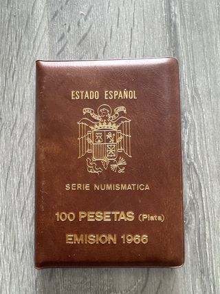 Monedas Plata 100 Pesetas Estado Español 1966