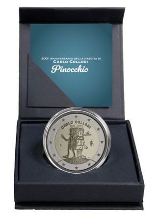 2 euros Italia 2026 Pinocho Proof