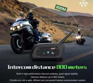 Pack 2 Intercomunicadores Moto Ejeas V6 Pro