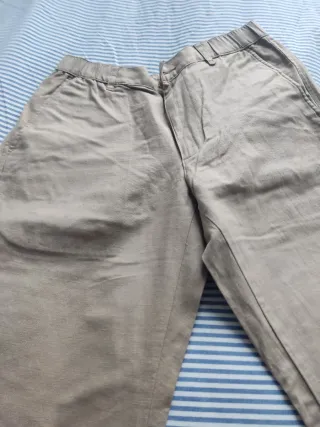 Pantalón hombre Lino Uniqlo talla S