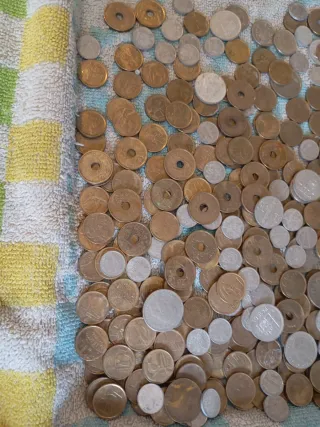 Lote de monedas antiguas