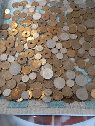 Lote de monedas antiguas
