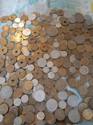 Lote de monedas antiguas