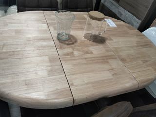 ESTRENA MESA MADERA MACIZA VERSÁTIL:REDONDA/RECTAN