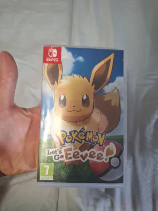 Pokemon Let's Go pikachu y caratula eevee