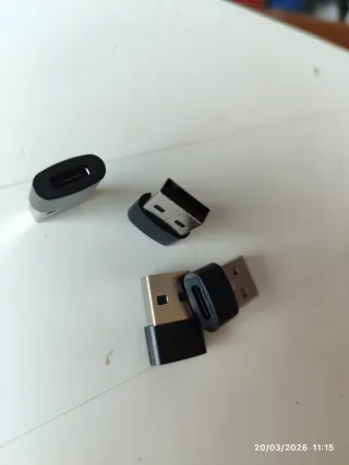 4 Adaptadores USB C Hembra a USB Macho
