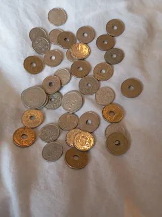 Lote de monedas antiguas