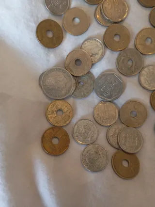 Lote de monedas antiguas