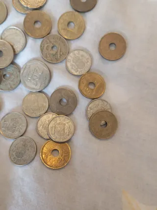 Lote de monedas antiguas
