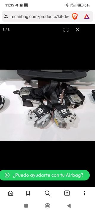 Kit Airbags Audi RS4
