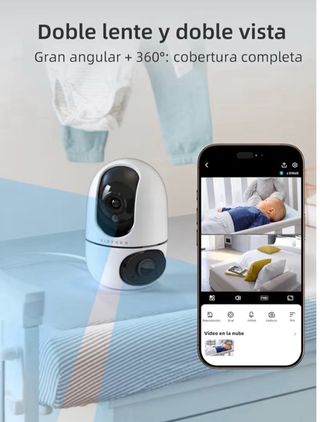Cámara de vigilancia VIRTAVO interior WLAN