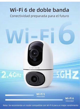 Cámara de vigilancia VIRTAVO interior WLAN