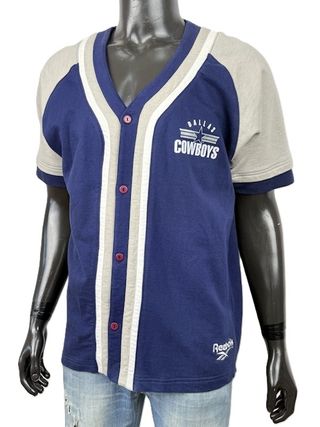 Maglia Baseball Reebok Uomo Blu Taglia M