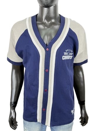Maglia Baseball Reebok Uomo Blu Taglia M