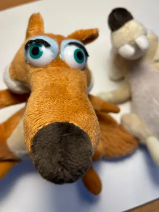 Lotto 3 peluche L'era Glaciale