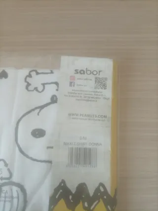 Maxi T-Shirt Peanuts Donna S/M
