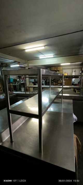 Cocina industrial Infrico acero inoxidable