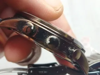 Reloj Polo Club Negro y Plateado