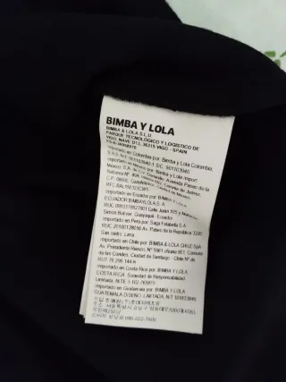 Camiseta Bimba y Lola Negra
