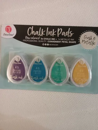 Set 2 acquerelli metallici DécoTime + Chalk Ink Pa