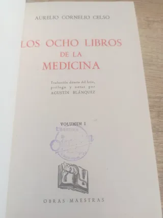 LOS OCHO LIBROS DE LA MEDICINA