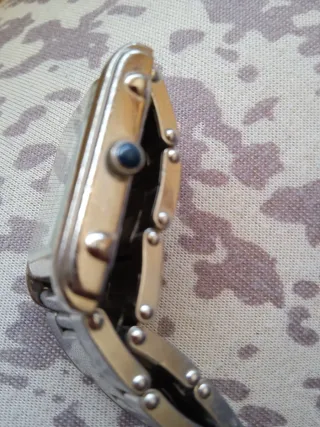 Reloj Lotus Rectangular Mujer Dorado/Plateado