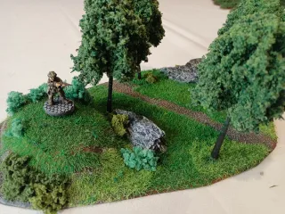 Bosque 4 árboles escenografía wargames