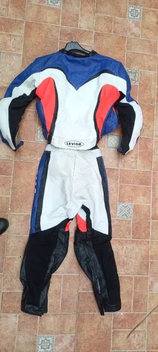 Traje de moto Levior 2 piezas cuero
