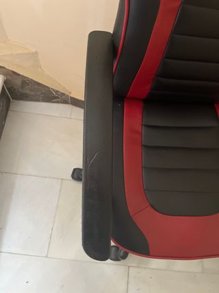 Silla Gamer Negra y Roja